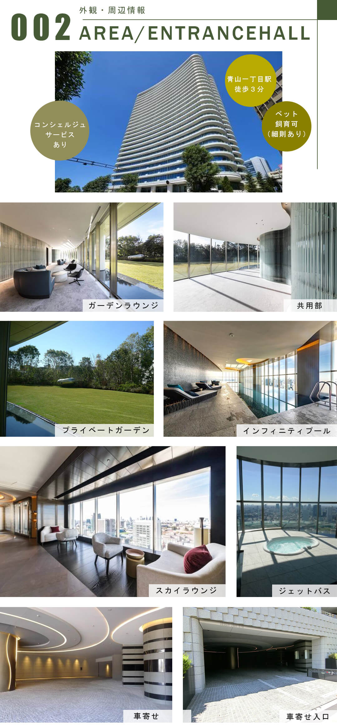 パークコート青山ザタワーの外観・周辺情報