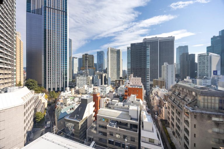 リビングダイニングからの眺望