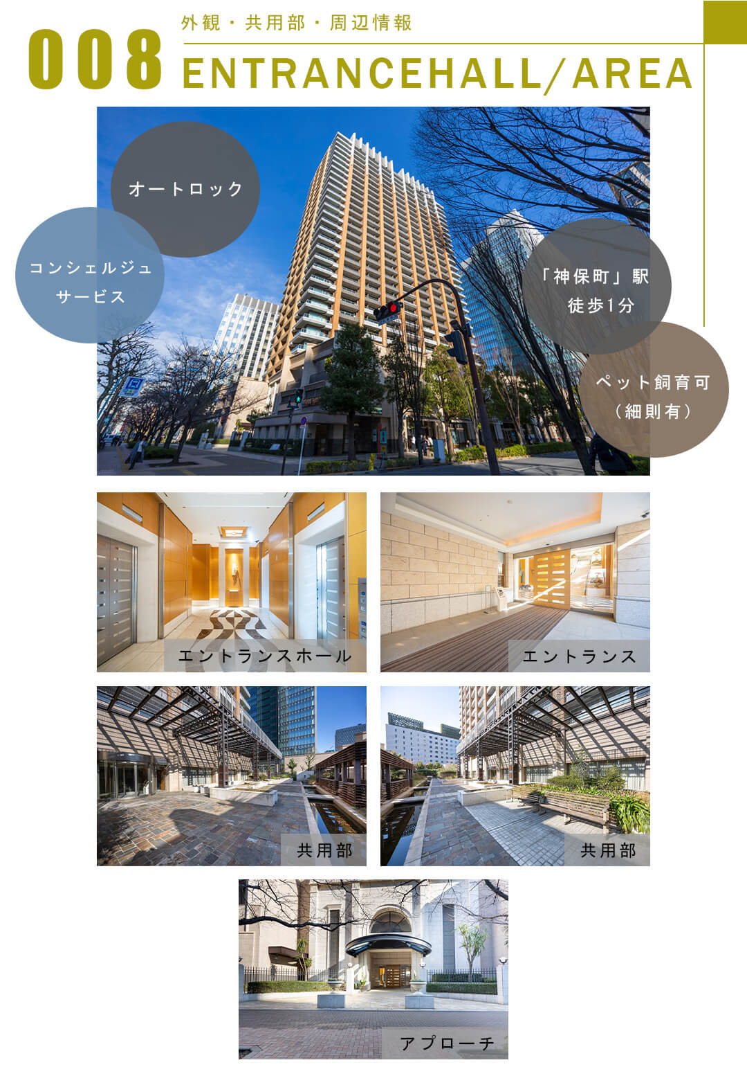 008外観,共用部,周辺情報,ENTRANCEHALL,AREA