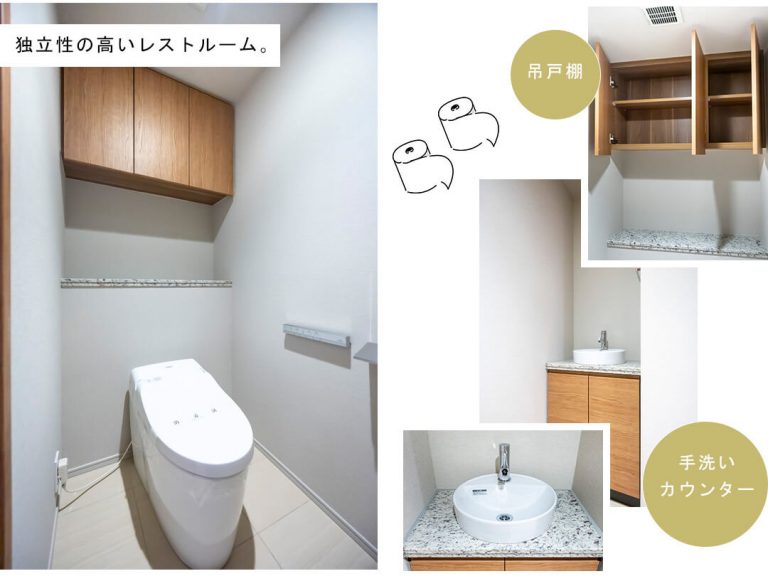 ザ・レジデンス三田のトイレ