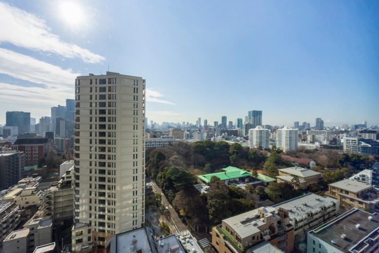 リビングダイニングからの眺望