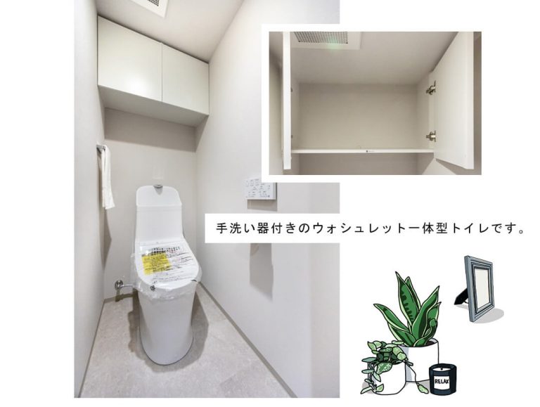 ドムス小石川のトイレ