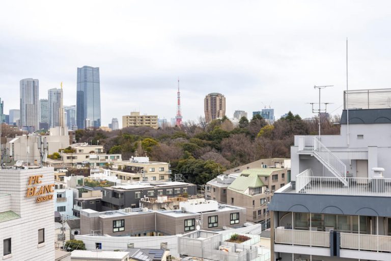 サンウッド広尾　駅徒歩1分、東京タワーと有栖川の緑に寄り添う住まい