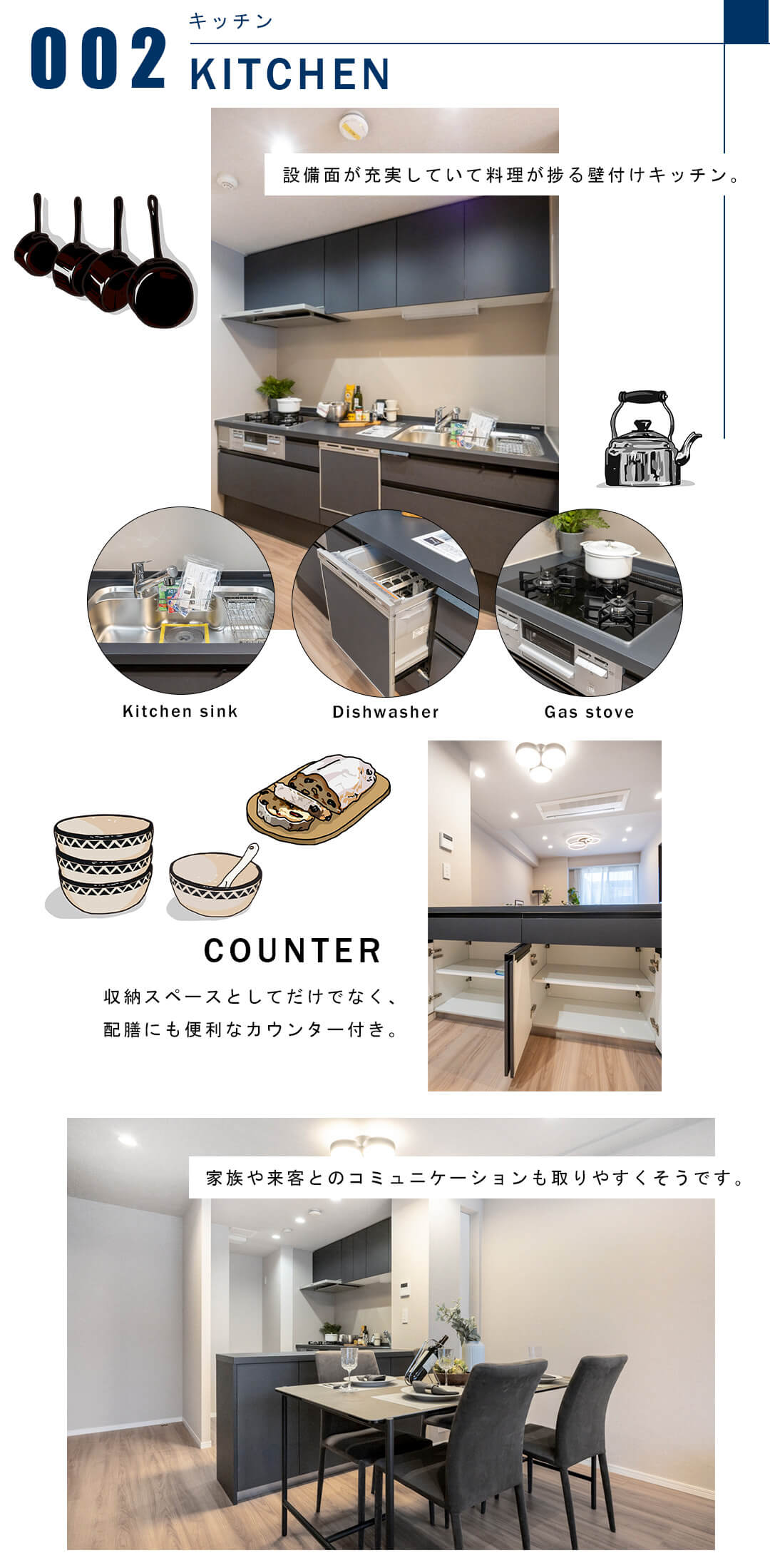 002キッチン,KITCHEN