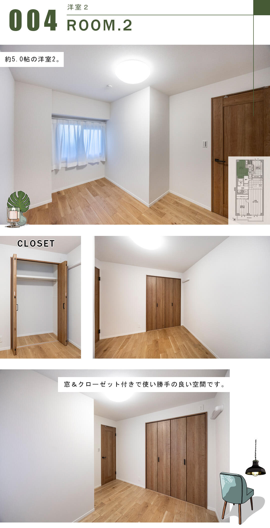 北品川ホームズの洋室