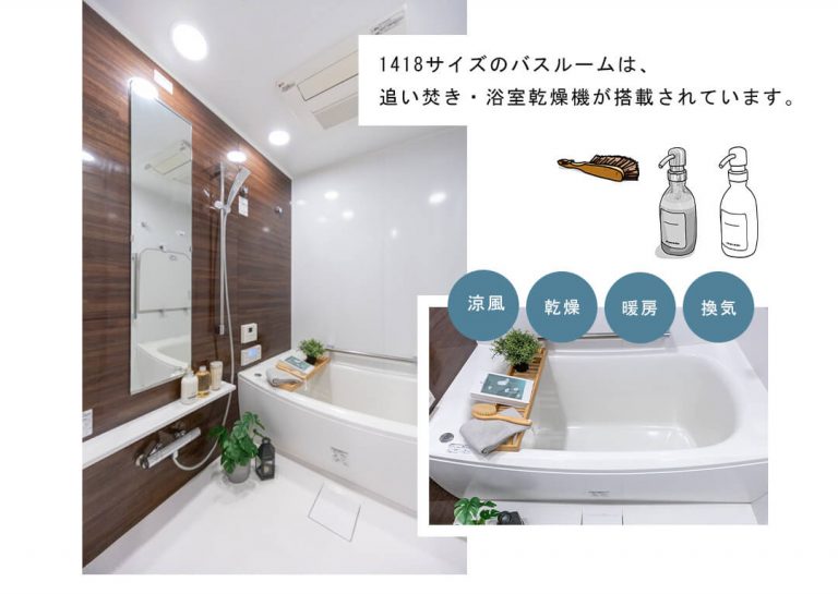 パークホームズ千代田淡路町の浴室