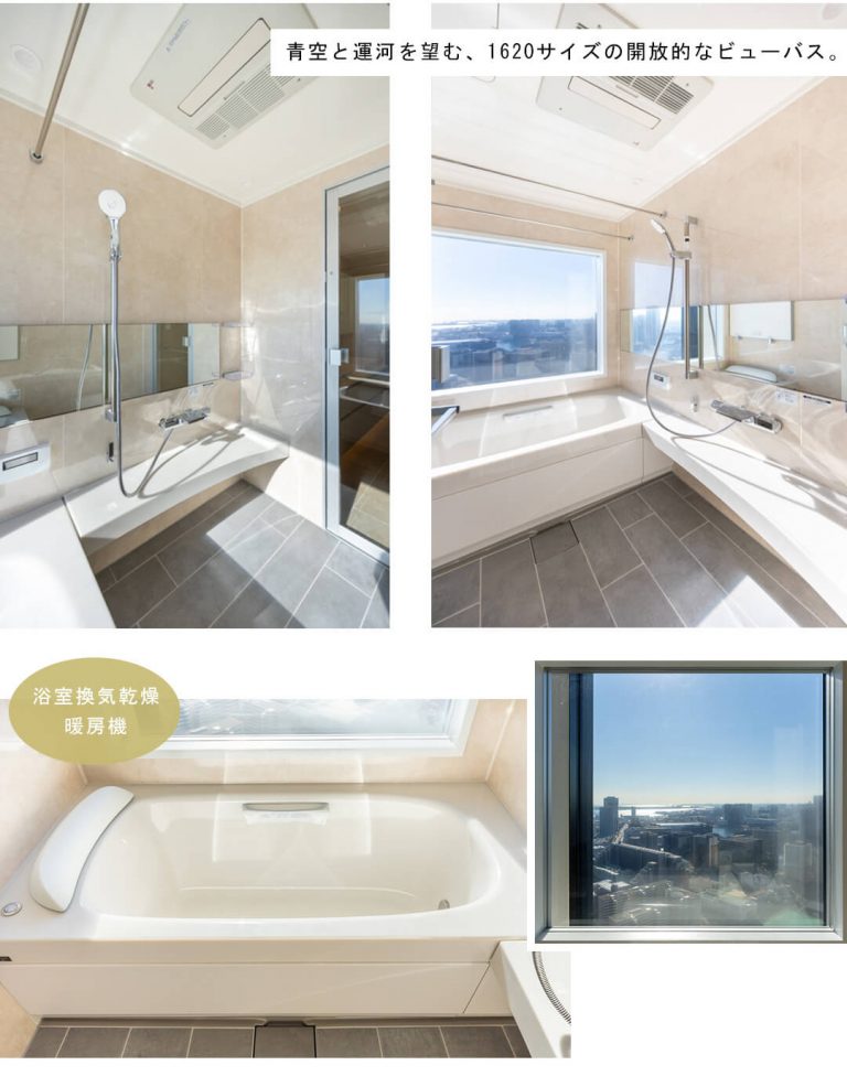 シティタワーズ豊洲ザ・ツインの浴室