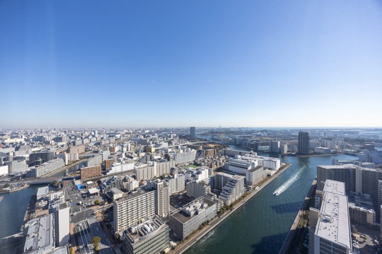 リビングダイニングからの眺望