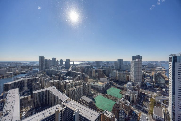 リビングダイニングからの眺望