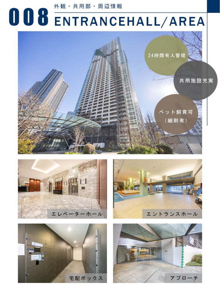 008外観,共用部,周辺情報,ENTRANCEHALL,AREA