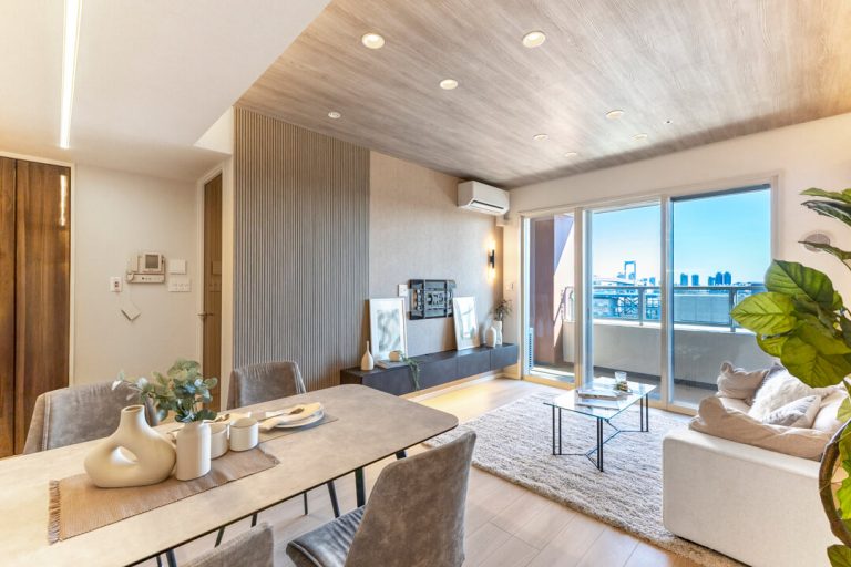 芝浦アイランドケープタワー　レインボーブリッジを望む、南東角住戸