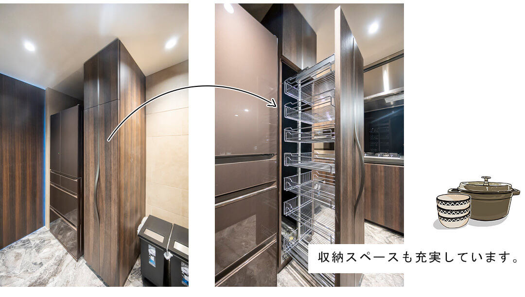 シティタワー麻布十番のキッチン