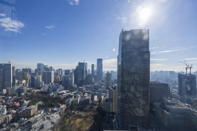 スカイラウンジからの眺望