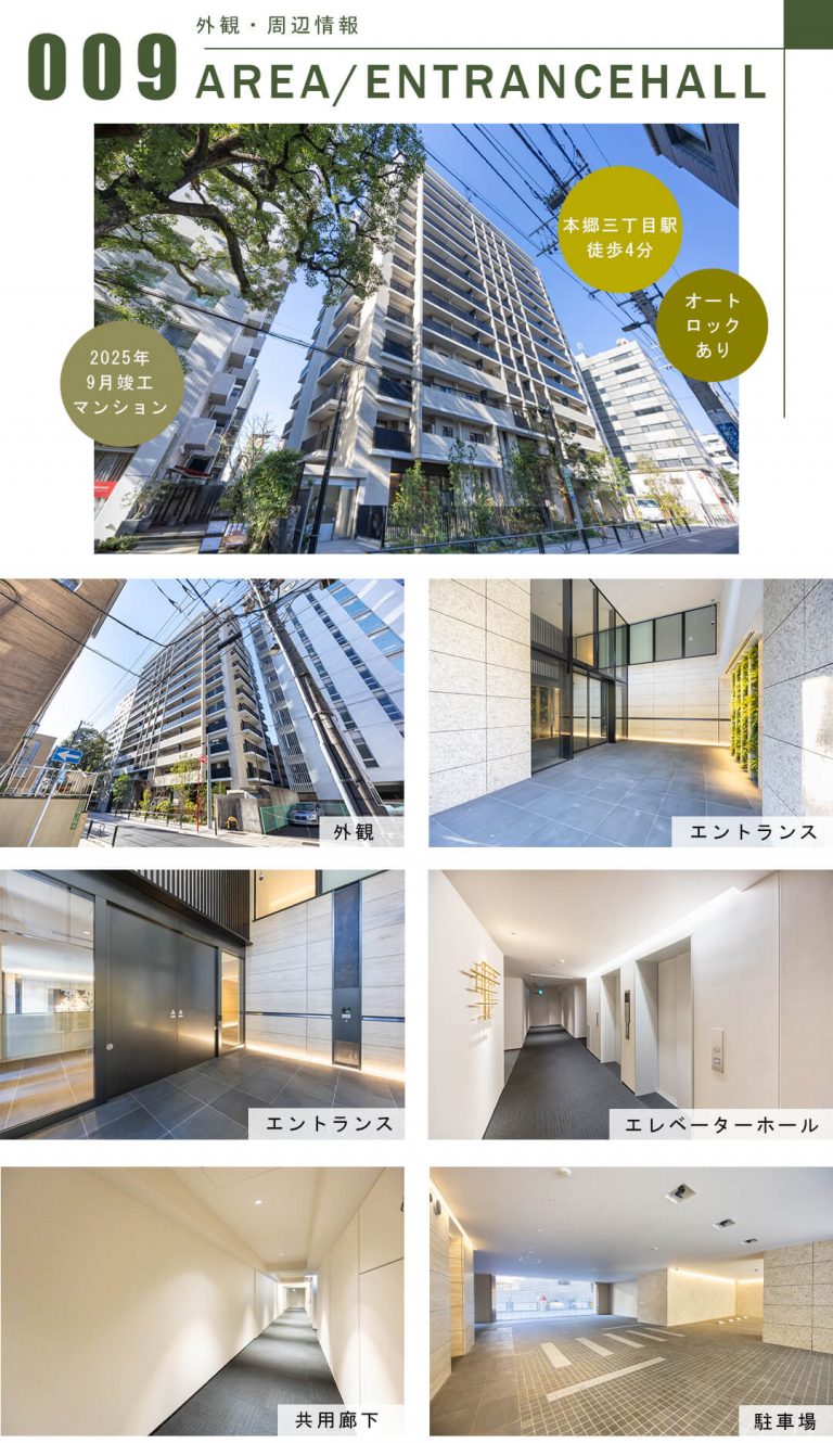 ブランズ本郷の外観・周辺情報