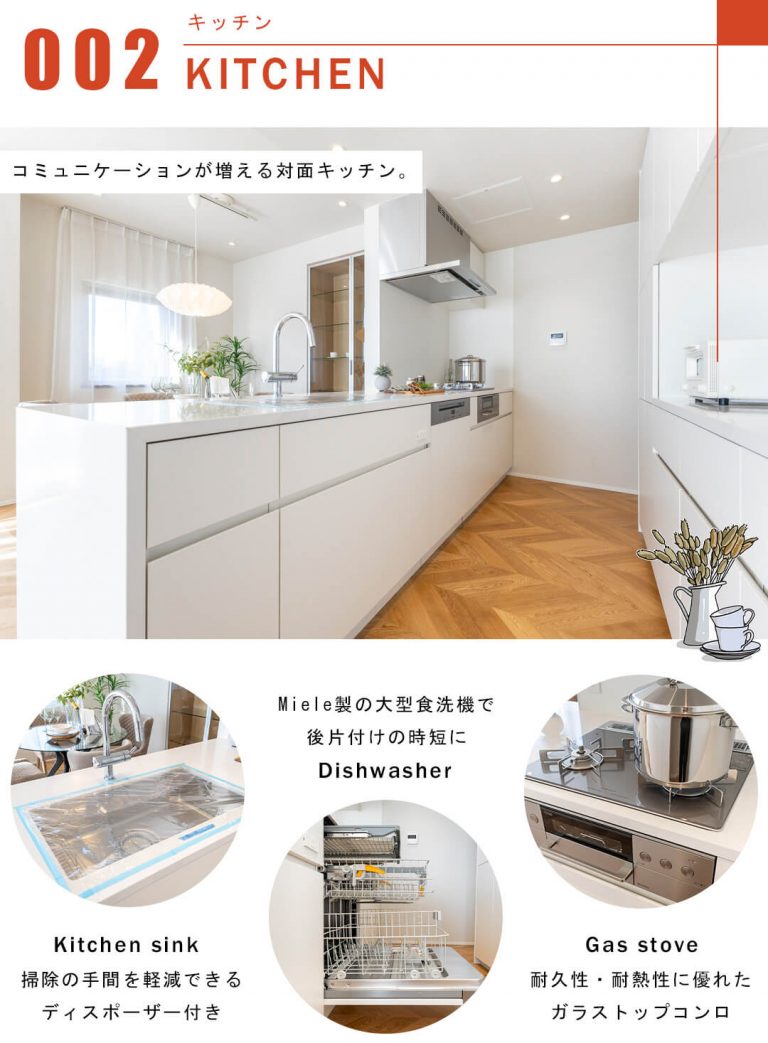 フォルム内藤町のキッチン