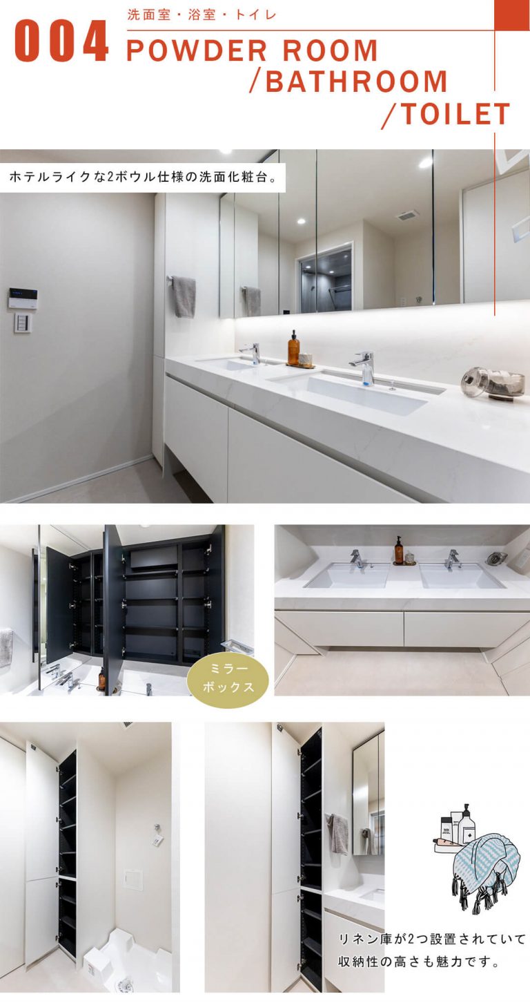 フォルム内藤町の洗面室