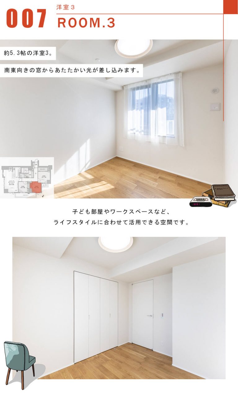 フォルム内藤町の洋室