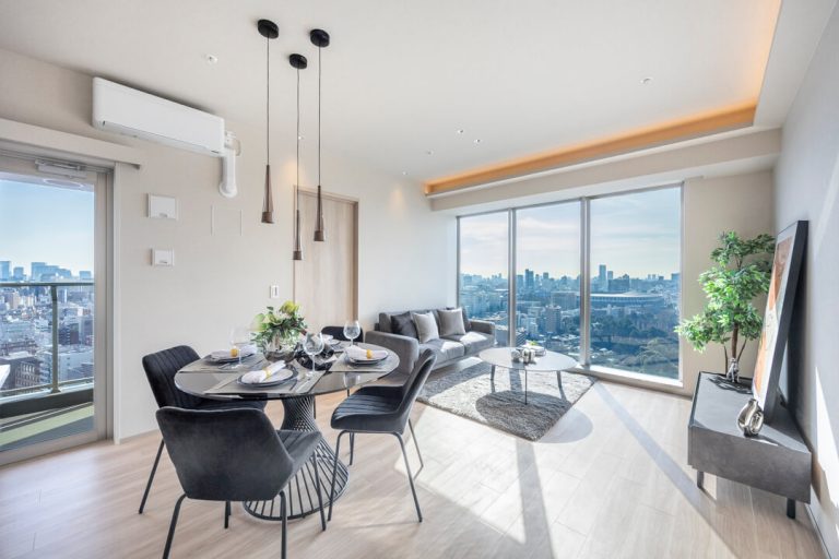 クラッシィタワー新宿御苑　築後未入居、新宿御苑の緑が広がる贅沢な眺望