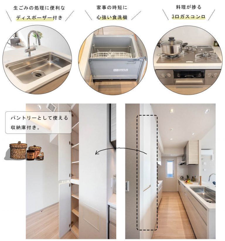 クラッシィタワー新宿御苑のキッチン