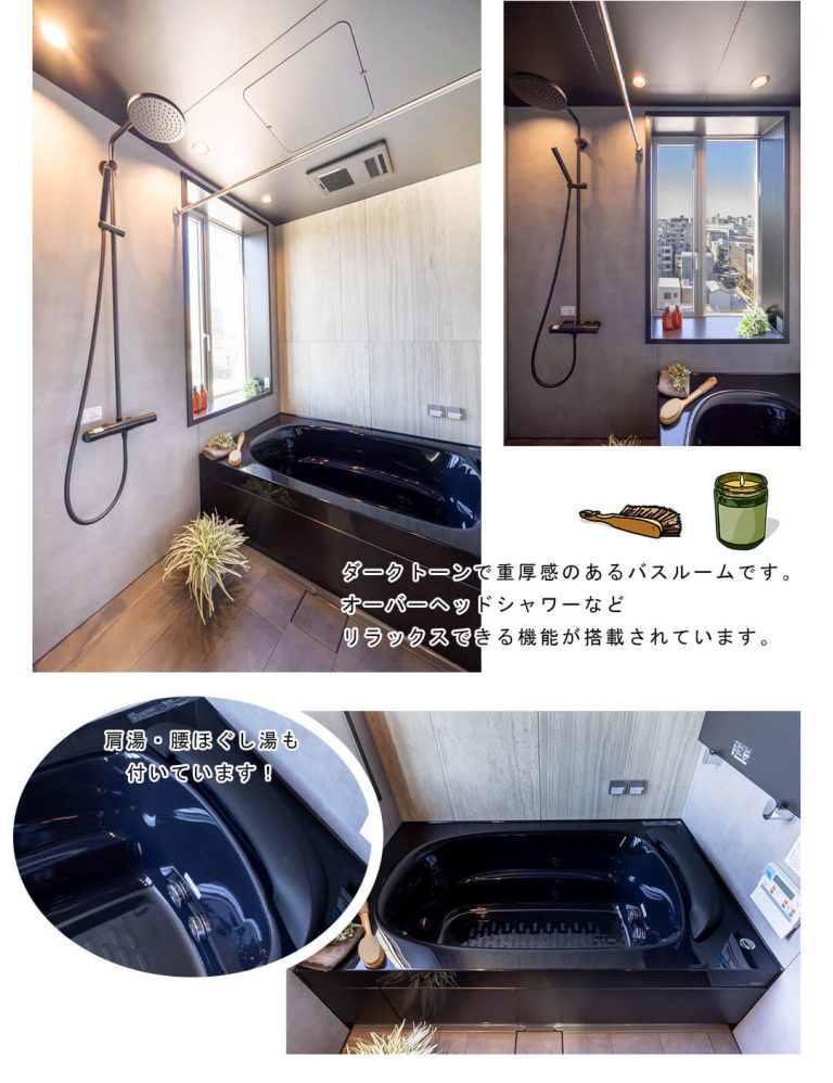 プレステージ三軒茶屋の浴室