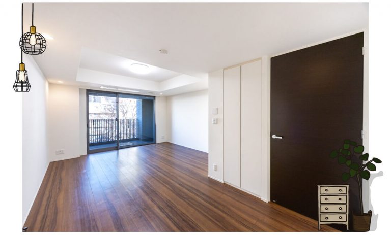 センチュリーフォレストテラスAのリビングダイニング