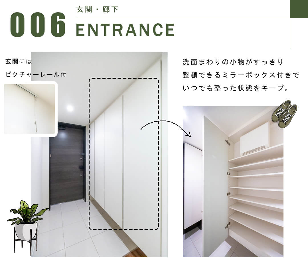 センチュリーフォレストテラスAの玄関・廊下