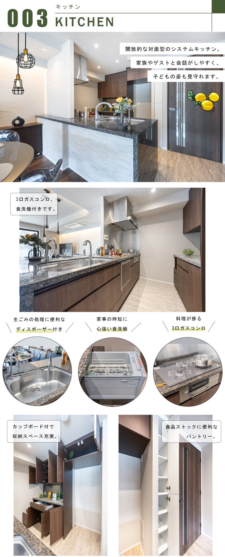 ガーデンヒルズ四ツ谷迎賓の森のキッチン