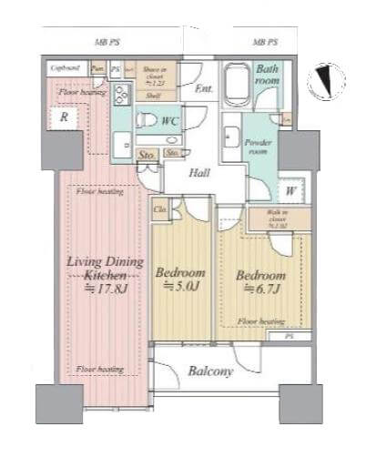 三田ガーデンヒルズノースヒル　緑と洗練に包まれる、新築未入居の優雅な私邸 間取り図