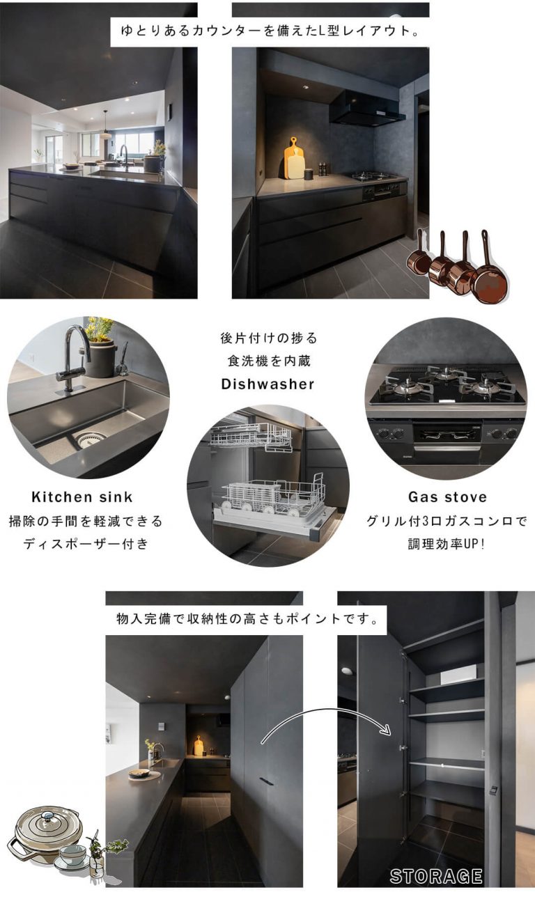 芝浦アイランドグローヴタワーのキッチン