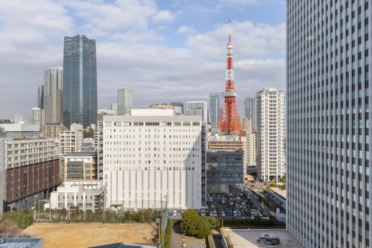 寝室からの眺望