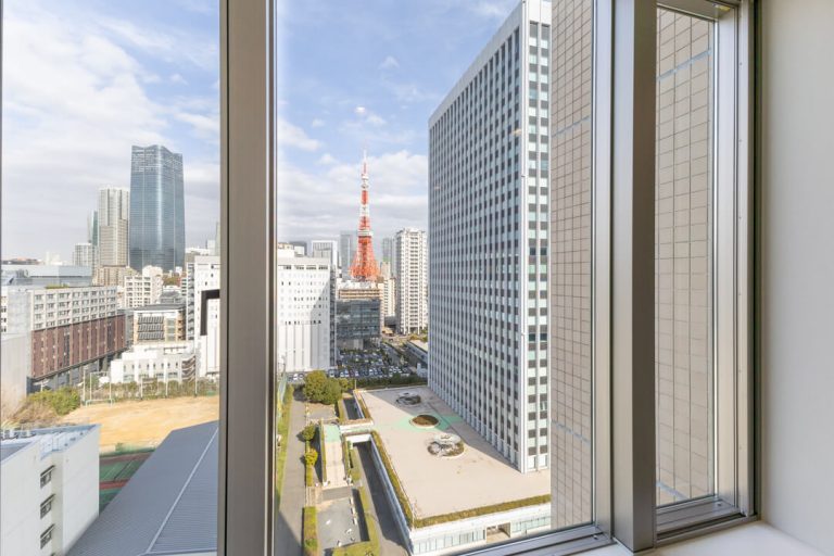 寝室からの眺望