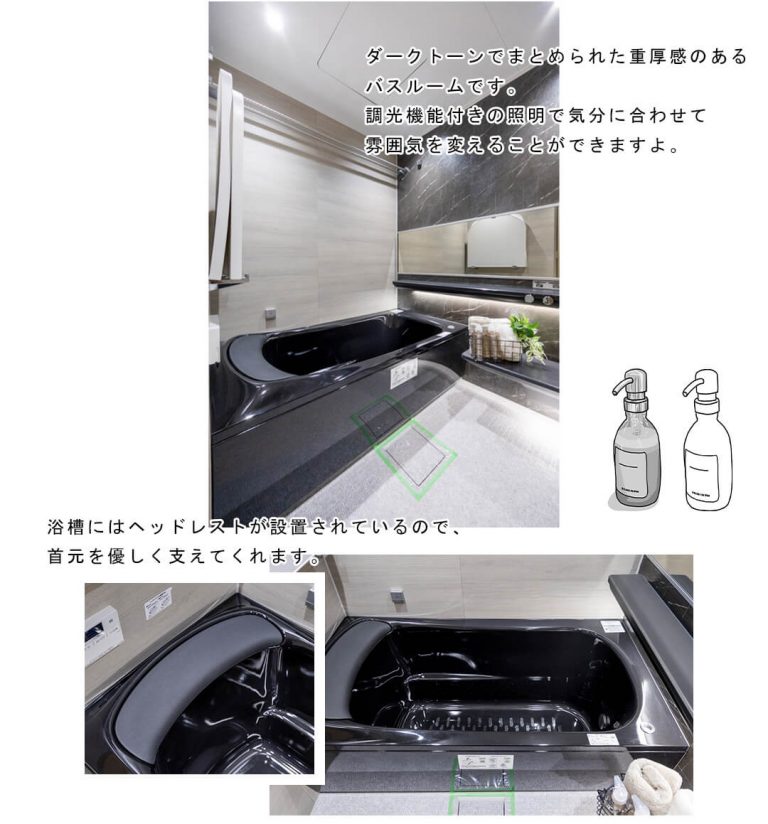 シティタワー麻布十番の浴室