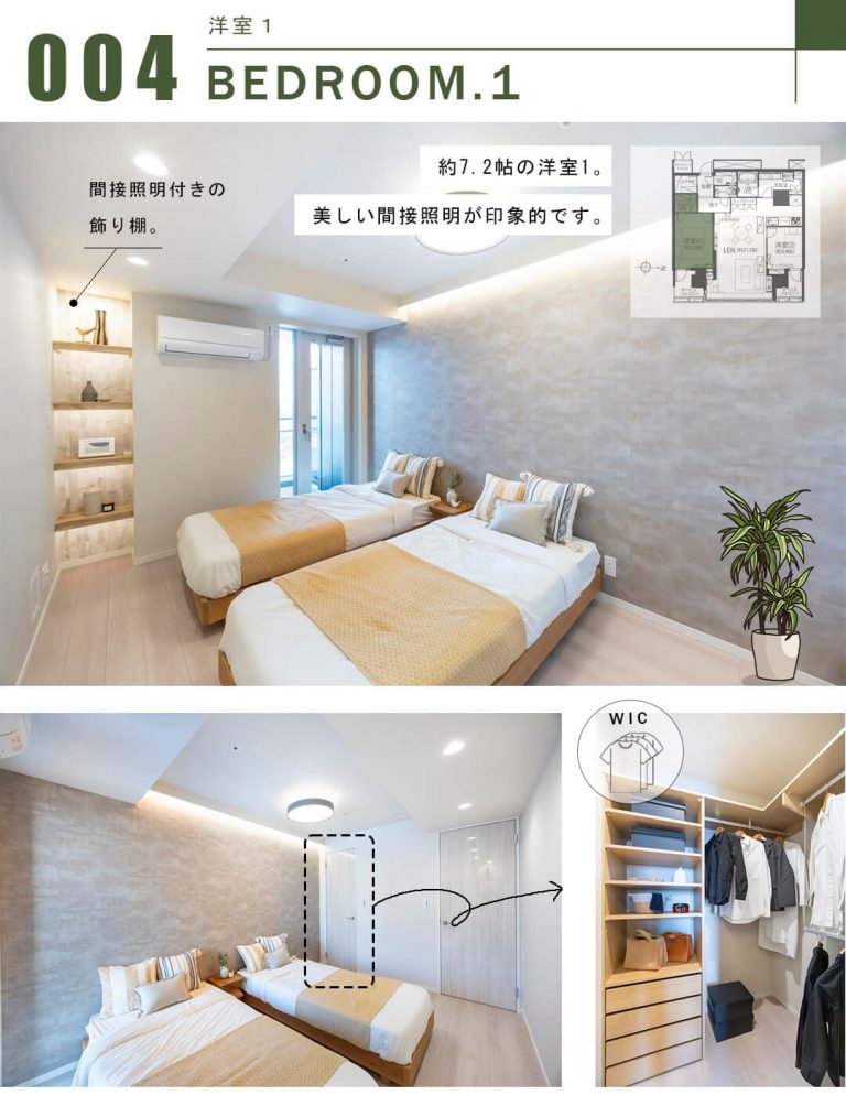 ワールドシティータワーズアクアタワーの洋室1