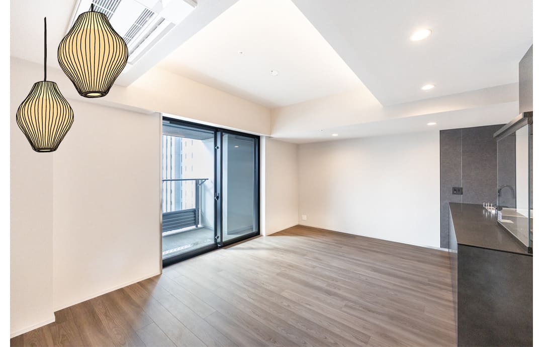 プラウドタワー渋谷のリビングダイニング