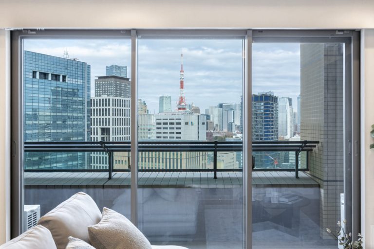 リビングダイニングからの眺望