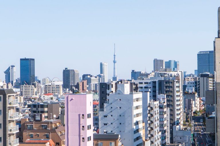 牛込柳町　東京スカイツリーも望める角部屋1SLDK