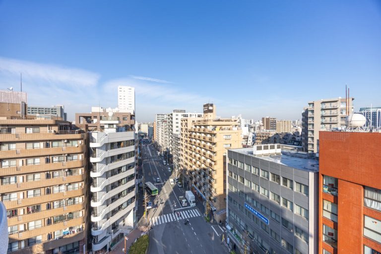 バルコニー眺望（北東側）