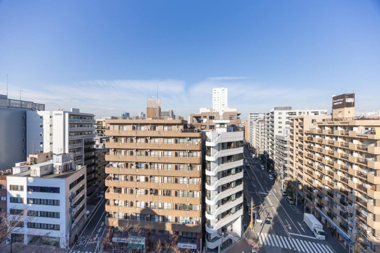 バルコニー眺望（北東側）