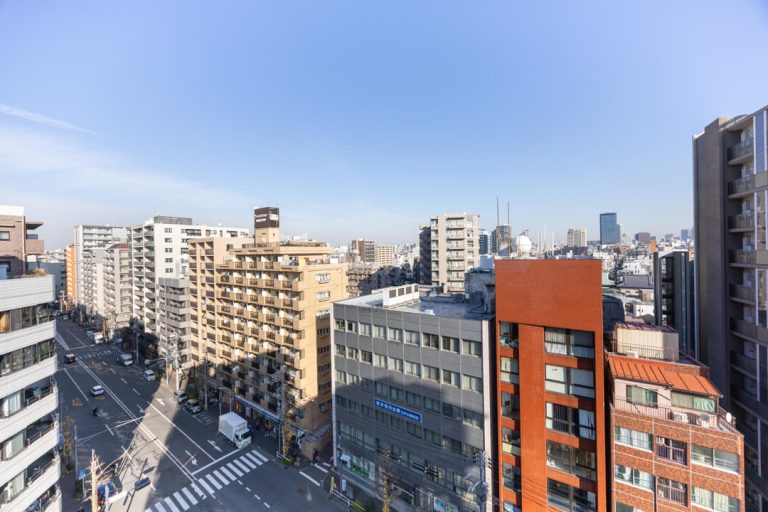 バルコニー眺望（北東側）