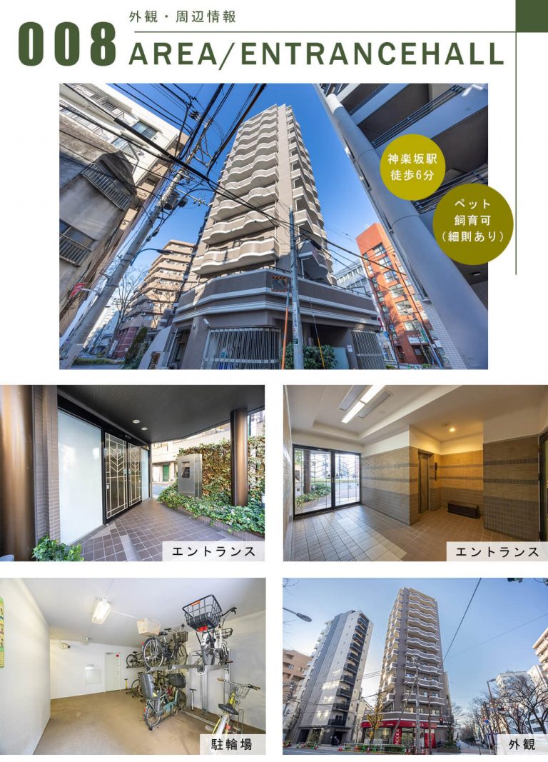 藤和シティホームズ神楽坂の外観・周辺情報