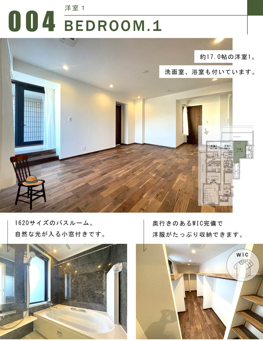 パークリモア白金台三丁目の洋室1