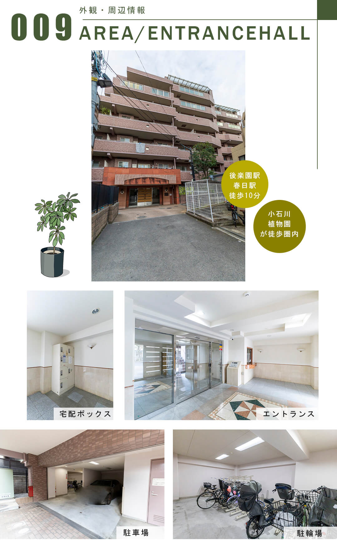 ロータリーパレス春日文京の外観・周辺情報