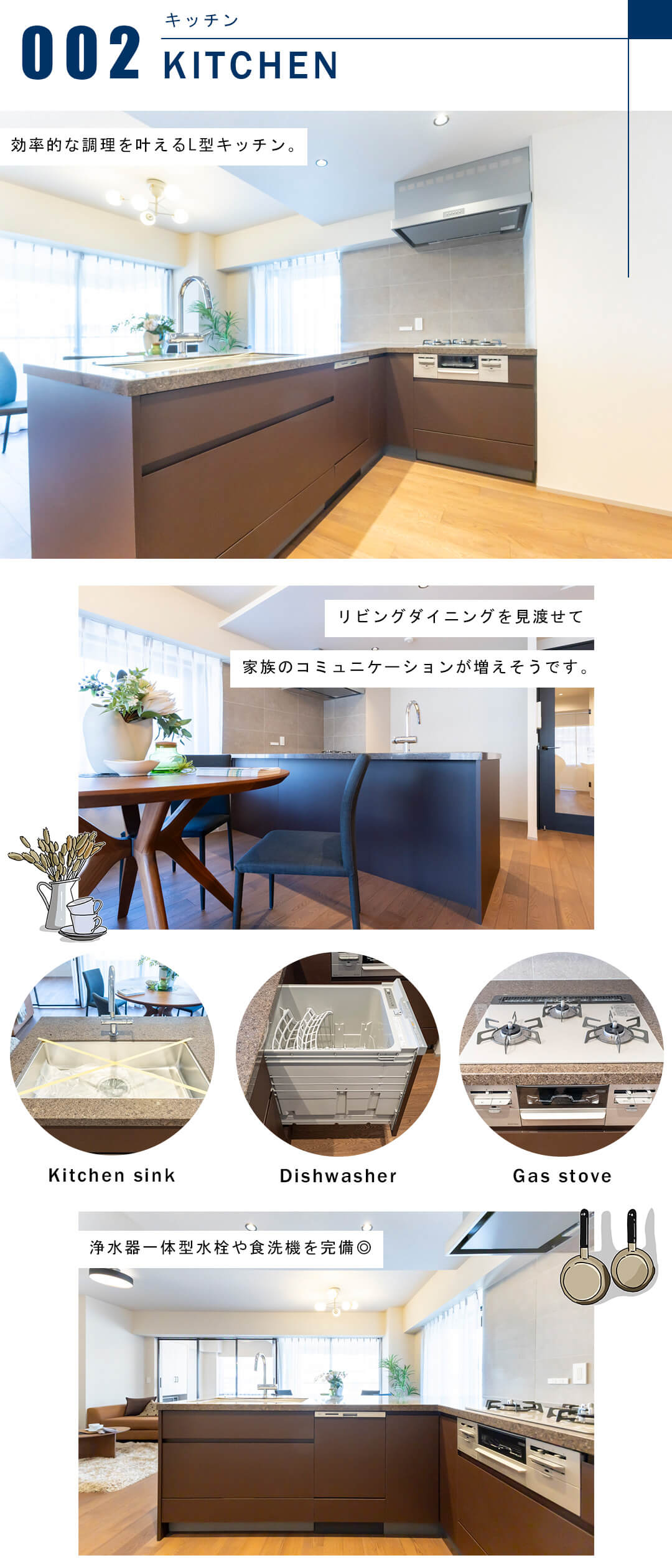 参宮橋ペアシティのキッチン