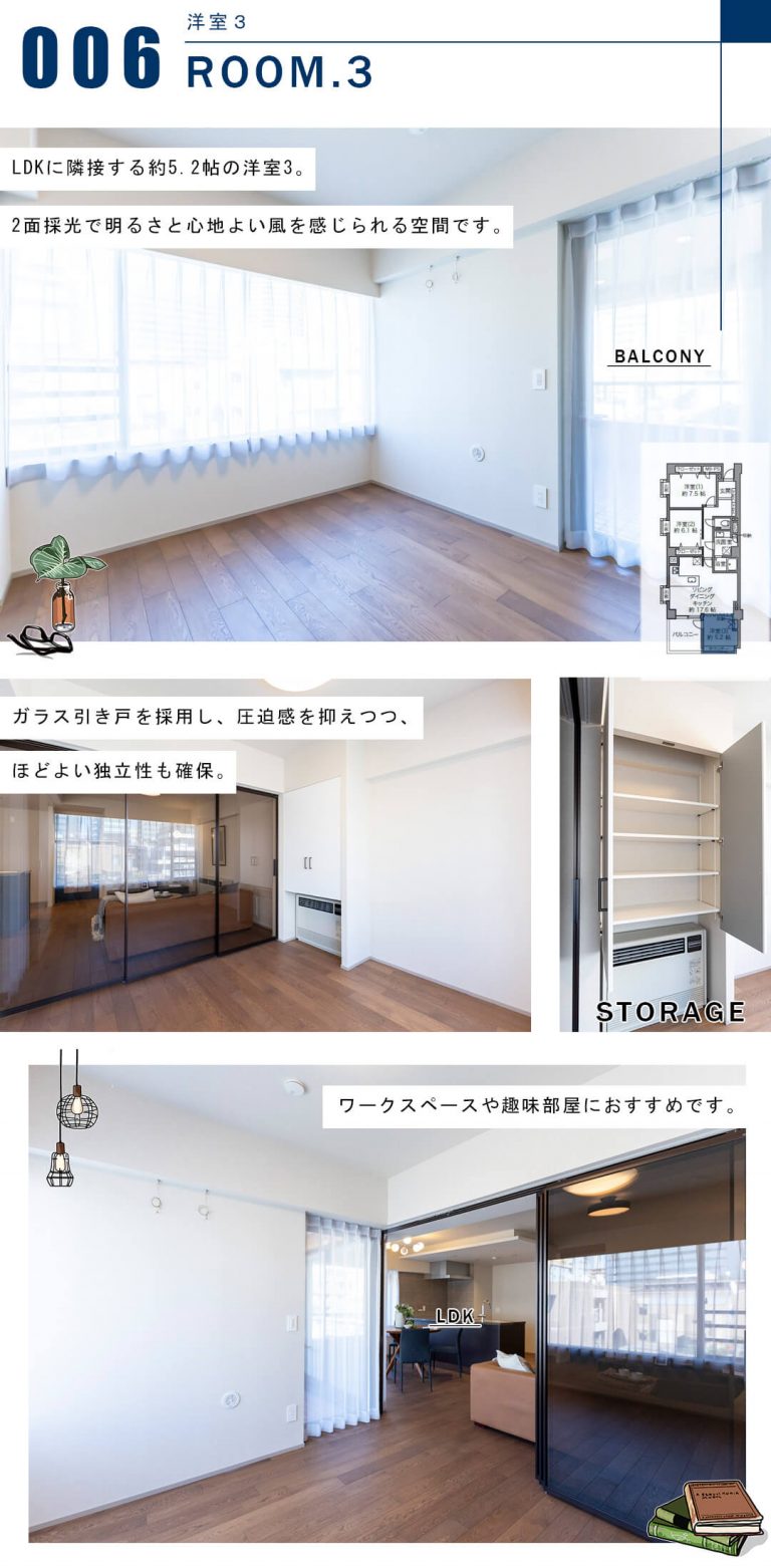 参宮橋ペアシティの洋室