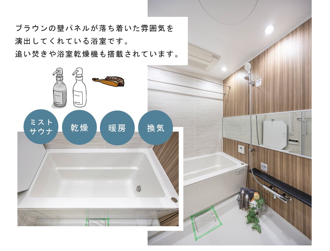 シティハウス目黒ザ・ツインSOUTH棟の浴室