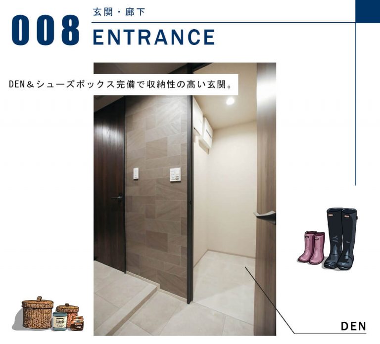 大崎ウエストシティタワーズの玄関