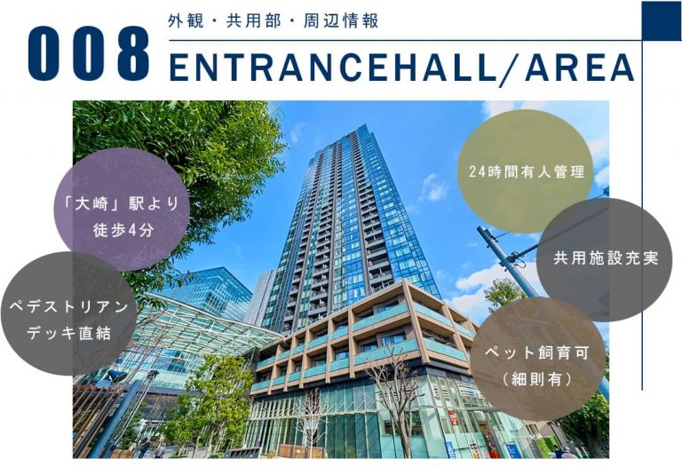 008外観,共用部,周辺情報,ENTRANCEHALL,AREA