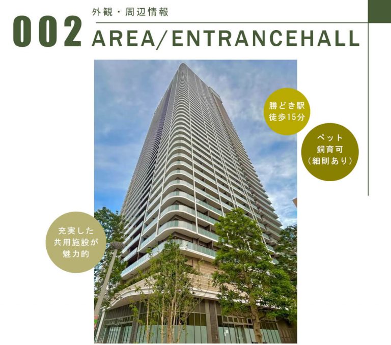 HARUMI FLAG PARK VILLAGE T棟の外観・周辺情報