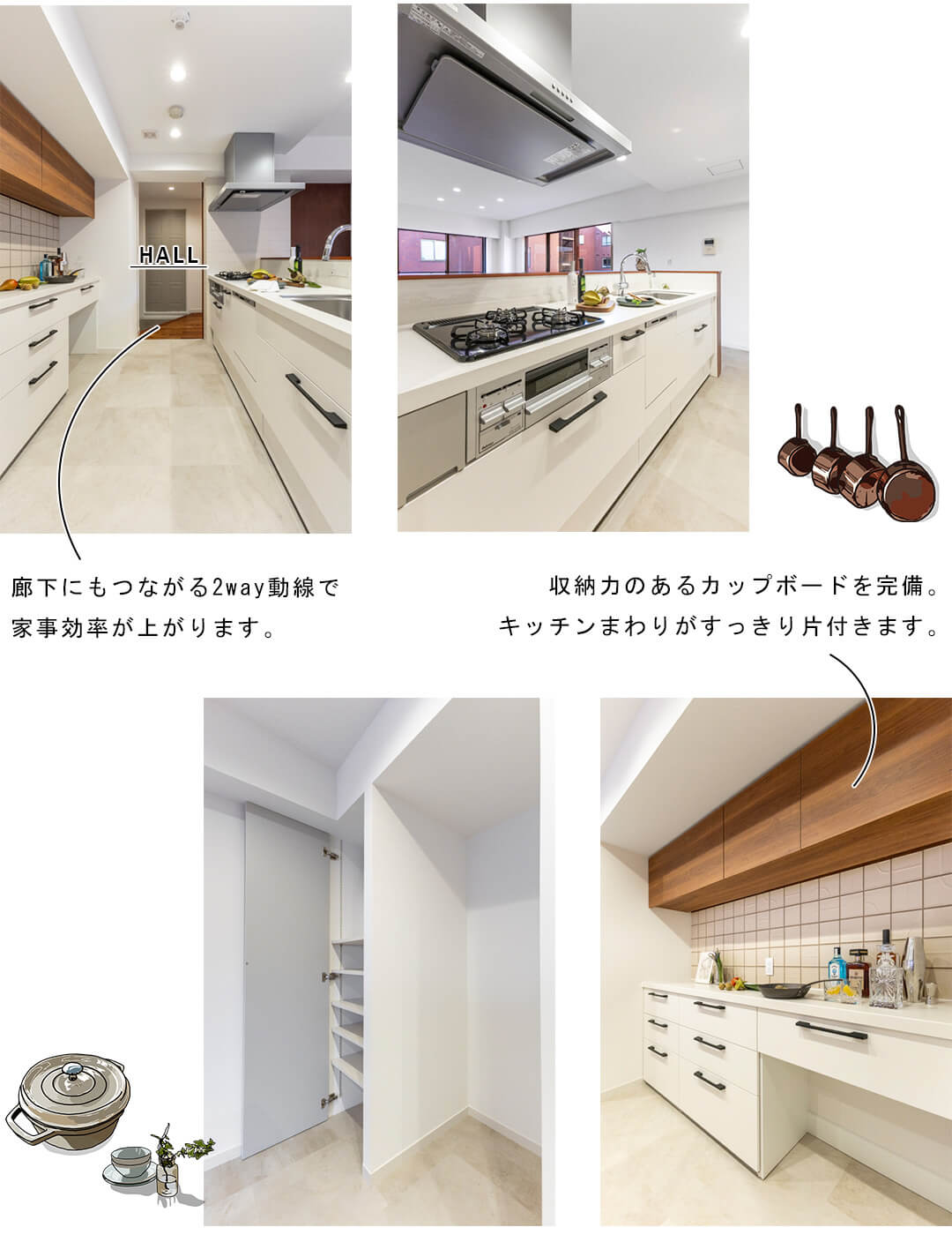 赤坂グランドハウスのキッチン