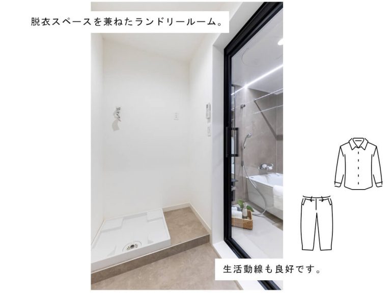 赤坂グランドハウスのランドリールーム